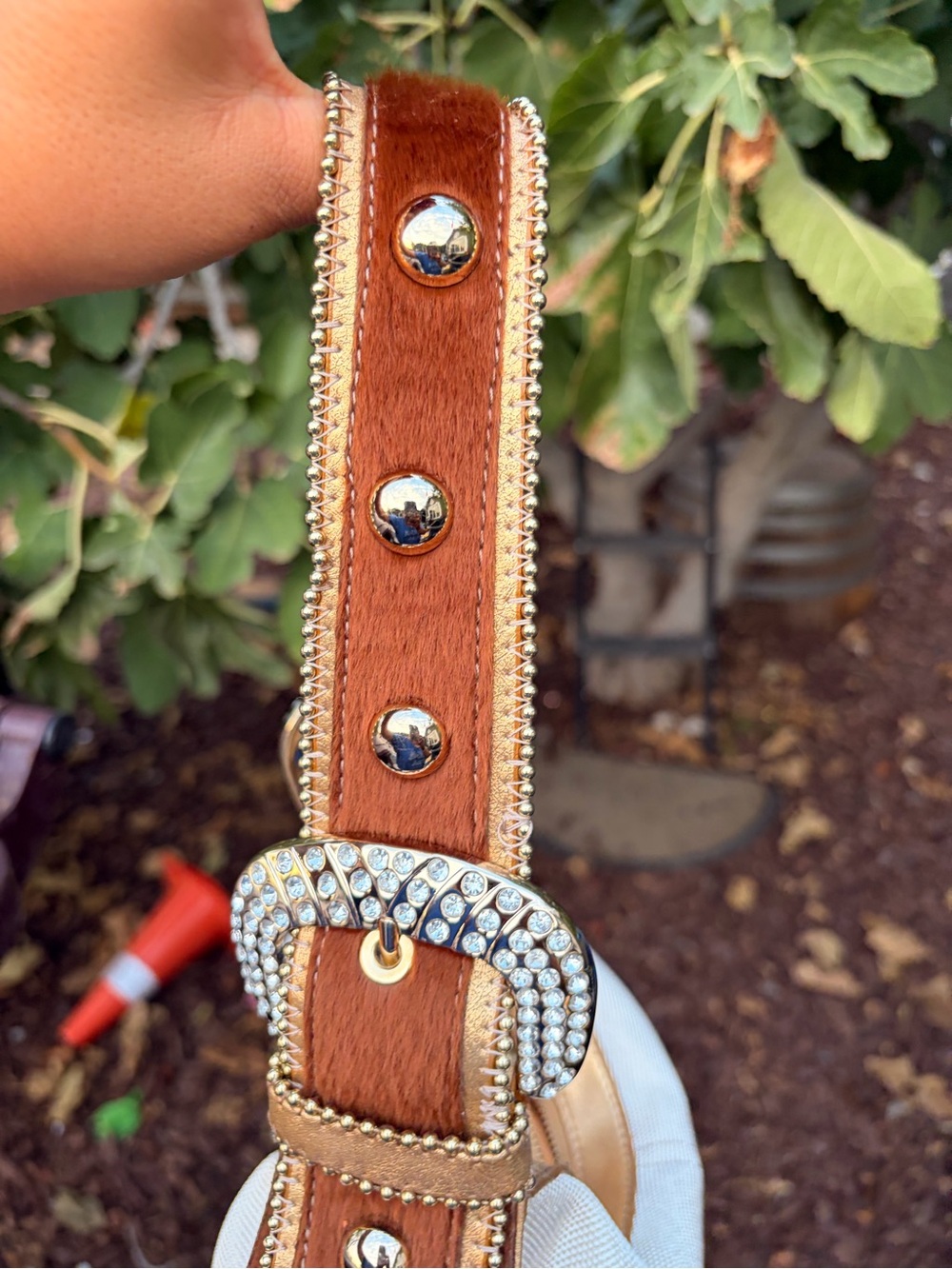 Kathy Van Zeeland Boho Bag with Cowhide - Picture 5 of 11